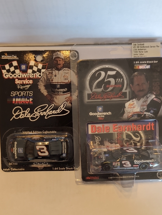 Other - Dale Earnhardt Goodwrench #3 Black Die-Cast Car Set